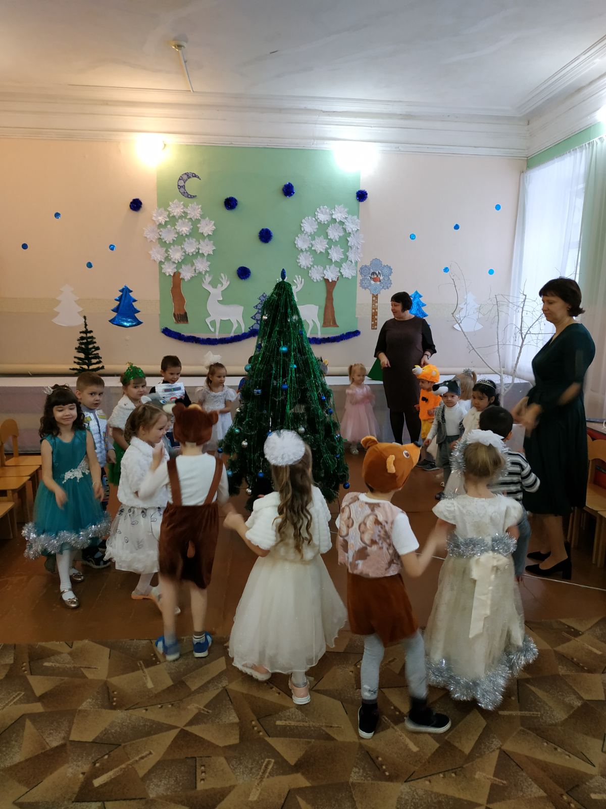 Мероприятие «Новый год в Простоквашино» в дошкольной группе с. Октябрьский городок.